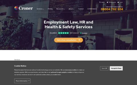 Employment Law, HR, Health & Safety Services | Croner Group