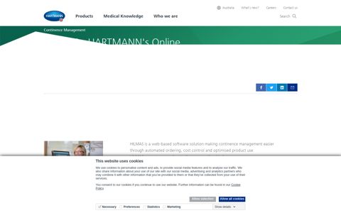 HILMAS - HARTMANN's Online Ordering Management System