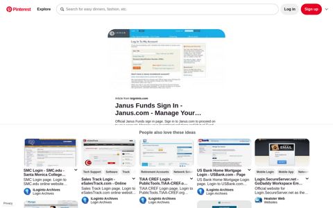 Janus Funds Sign In - Janus.com - Manage Your Account ...