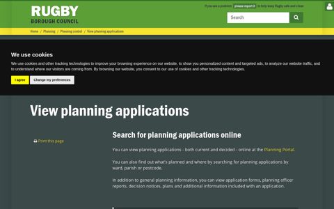 Search for planning applications online | View planning ...