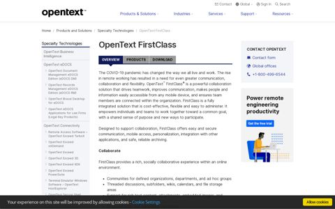 OpenText FirstClass | OpenText