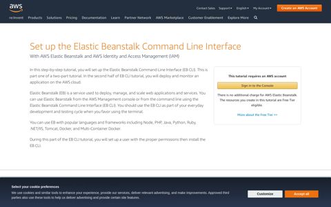 How to Set up the Elastic Beanstalk Command Line Interface ...