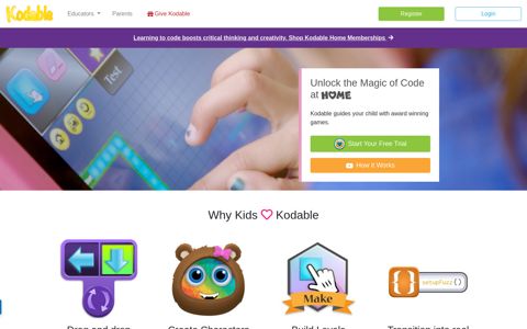 Coding at Home | Kodable