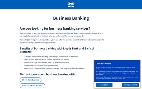 Business Banking - Halifax