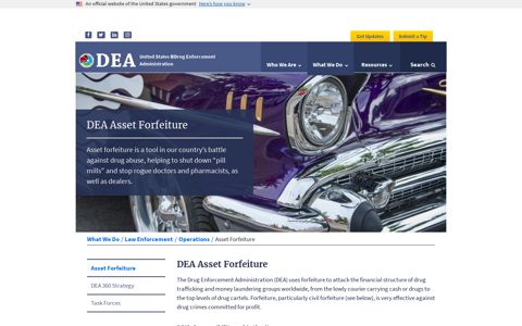 DEA Asset Forfeiture