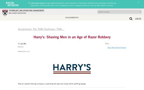 Harry's: Shaving Men in an Age of Razor Robbery ...