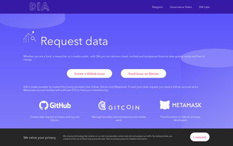 Request data – DIAdata