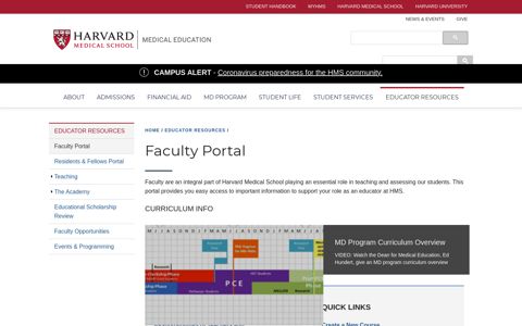 Faculty Portal | Medical Education - Harvard Medical School