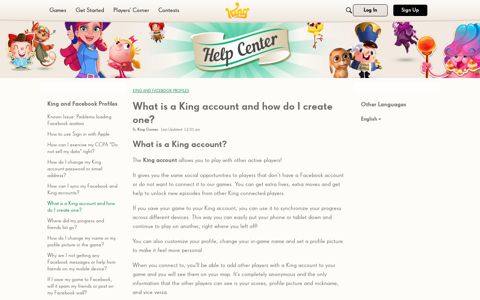 What is a King account and how do I create one? - King ...