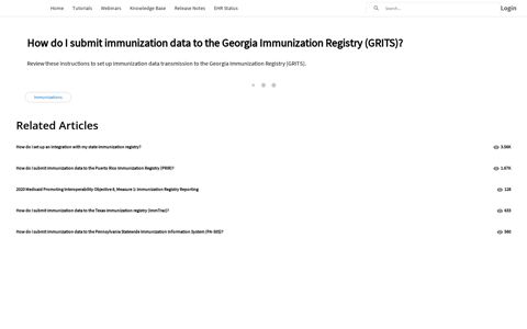 How do I submit immunization data to the Georgia ...