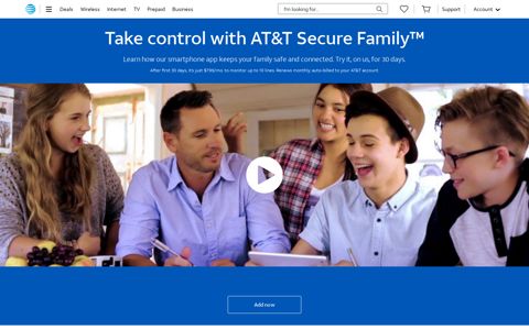 Manage Family Safety Online with AT&T Secure Family App