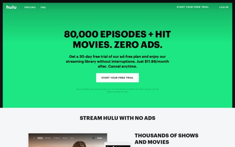 Watch Hulu without ads: 85,000 TV episodes & movies| Hulu ...