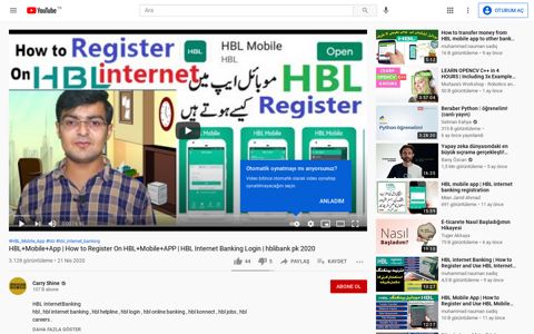 How to Register On HBL+Mobile+APP | HBL ... - YouTube