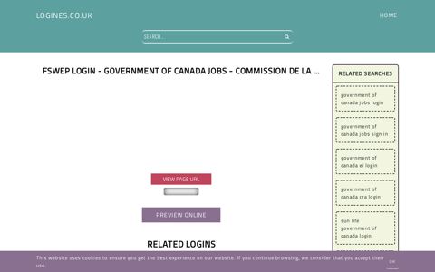 FSWEP Login - Government of Canada Jobs - Commission de la