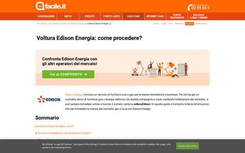 Voltura Edison Energia e subentro: come richiederli | Facile.it
