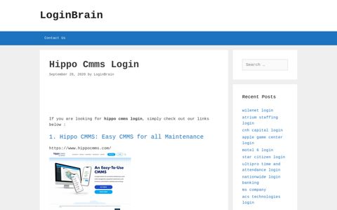 hippo cmms login - LoginBrain