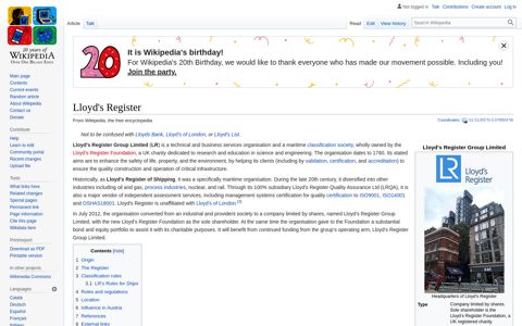 Lloyd's Register - Wikipedia