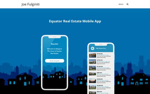 Equator Real Estate Mobile App - Joe Fulginiti