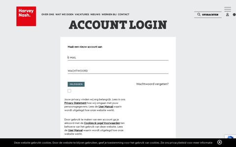 Account login | Harvey Nash Netherlands
