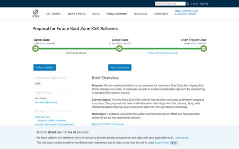 Proposal for Future Root Zone KSK Rollovers - ICANN