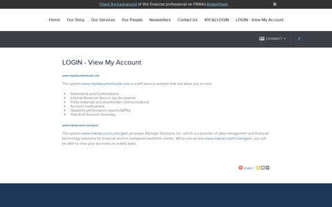 LOGIN - View My Account : Altus Wealth Management, LLC
