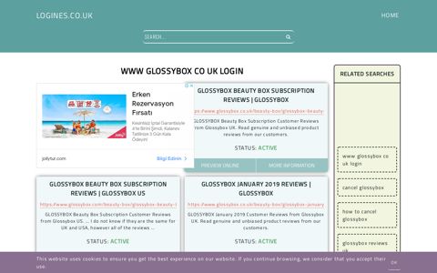 www glossybox co uk login - General Information about Login