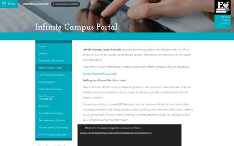 Infinite Campus Portal – Edmond Public Schools