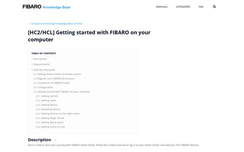 [HC2/HCL] Getting started with FIBARO on your computer ...