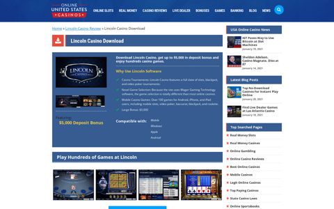 Lincoln Casino Download - Complete Casino Download Guide