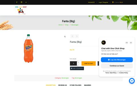 Fanta (Big) – One Click Shop (Best Online Shopping in Bhutan)