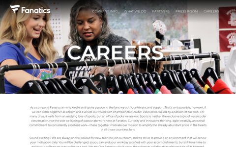 Careers | Fanatics Inc