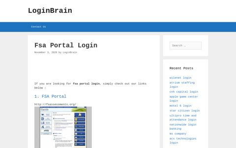 fsa portal login - LoginBrain