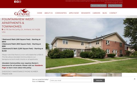 Fountainview West: Apartments & Townhomes - Glendale ...