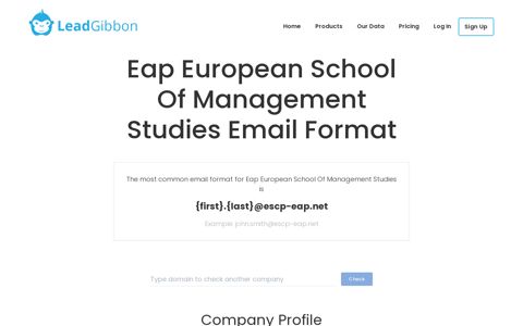 Eap European School Of Management Studies Email Format and ...