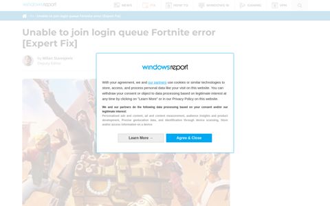 Unable to join login queue Fortnite error [Expert Fix]