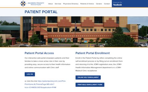 Patient Portal - Jackson County Memorial Hospital
