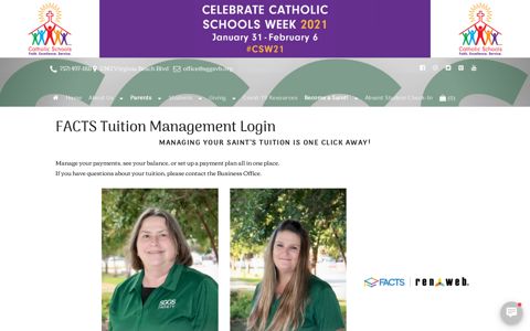FACTS Tuition Management Login