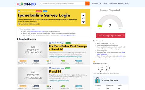 Ipanelonline Survey Login
