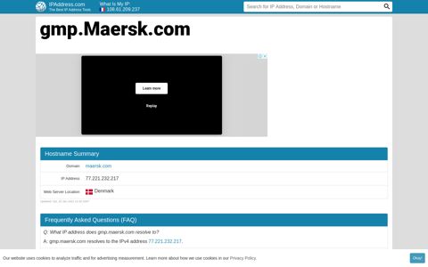▷ gmp.Maersk.com : Global Marine Payroll - Log In