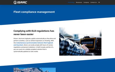 ELD and Compliance Solution - ISAAC Instruments