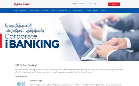Online Banking - KBZ Bank
