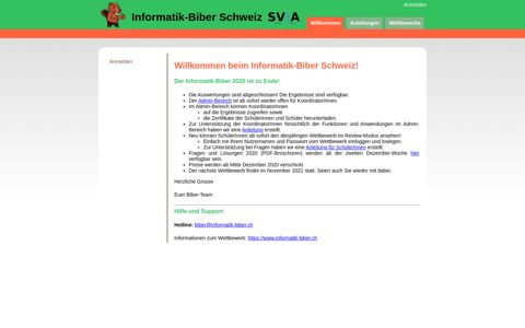 Willkommen - Informatik-Biber Schweiz