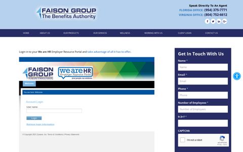 Client Login | Health Benefits Broker - Faison Group