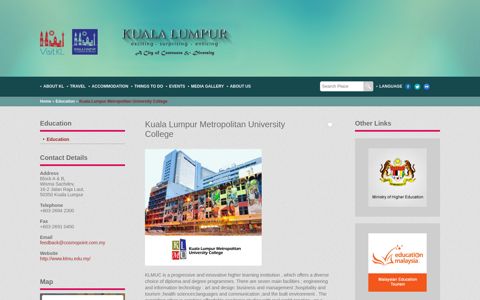Kuala Lumpur Metropolitan University College - Official Portal ...