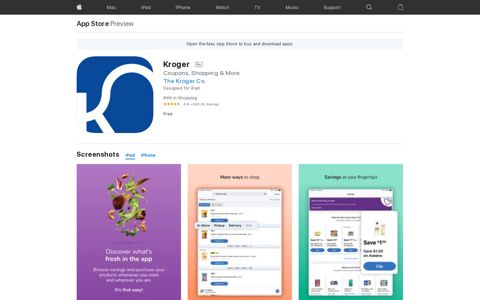 ‎Kroger on the App Store