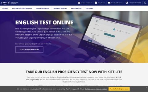 Take Our Free English Test | Kaplan International