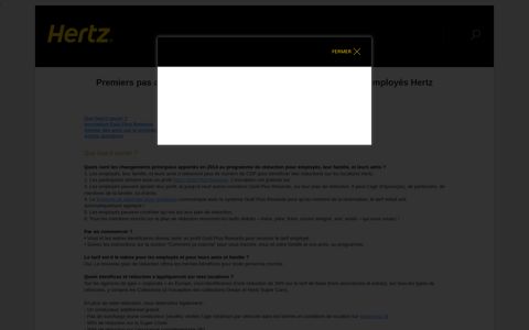 FAQ's - Employee Discount Programme - Hertz