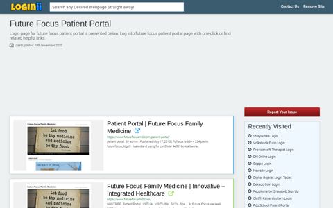 Future Focus Patient Portal - Loginii.com