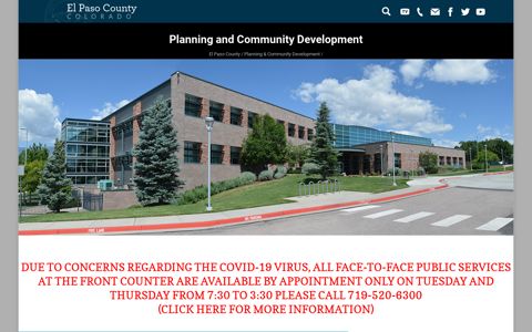 El Paso County Planning Development: Planning and ...