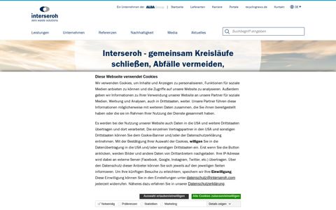 Startseite | Interseroh - Ihr starker Umweltdienstleister